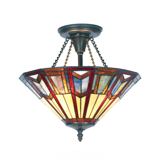 LILLIE - taklampa i tiffanystil