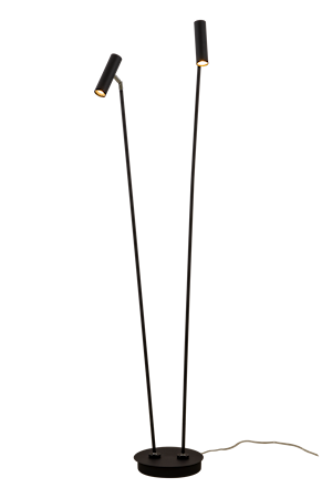 Artic Golvlampa Dubbel Svart IP20
