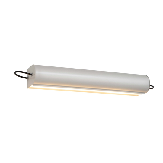 Nemo Applique Cylindrique Longue Vägglampa Vit
