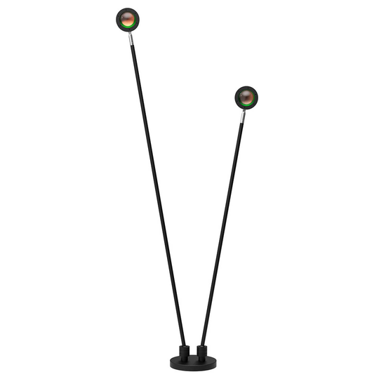 Lindby Edonita LED-golvlampa, effektljus 2 lampor
