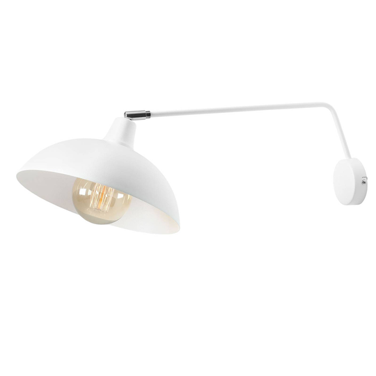 Vägglampa 1036, 1 lampa, vit