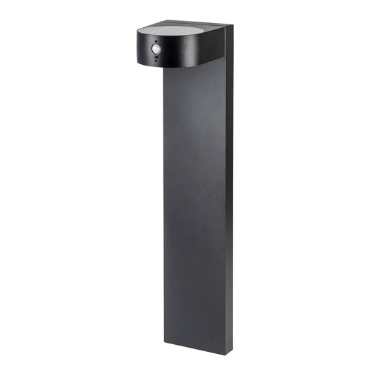 Lindby Jarik LED-solcellsutomhusvägglampa, 80 cm