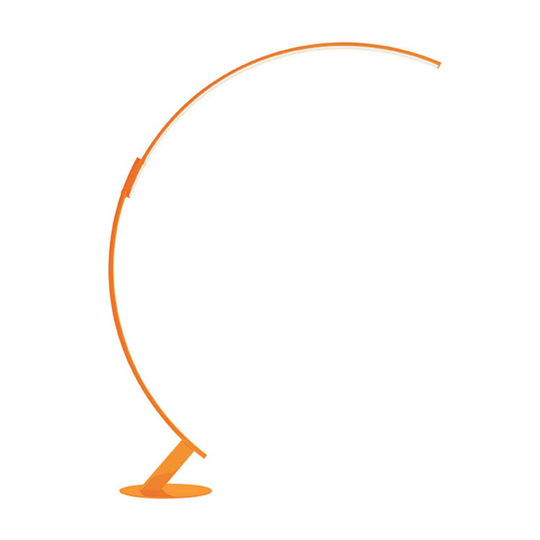 Kundalini Kyudo LED-golvlampa orange