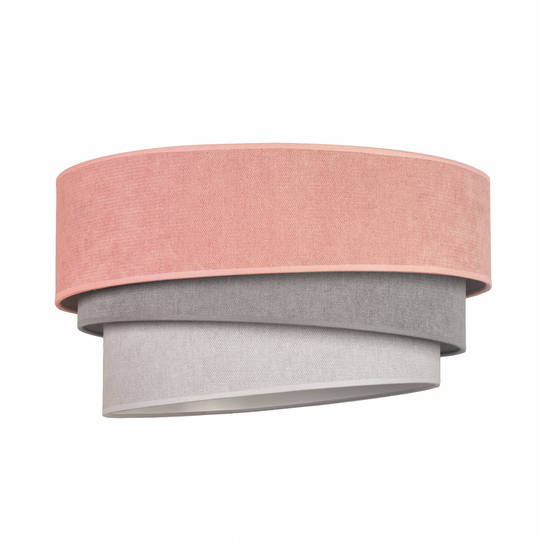 Taklampa Pastell Trio Ø 45 cm pink/grå/ljusgrå