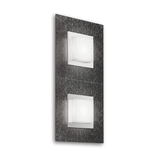 GROSSMANN Basic LED-vägglampa, 2 lampor, antracit