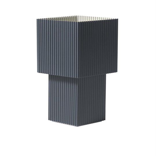Pholc Rhomb Mini Bordslampa Blå Sten