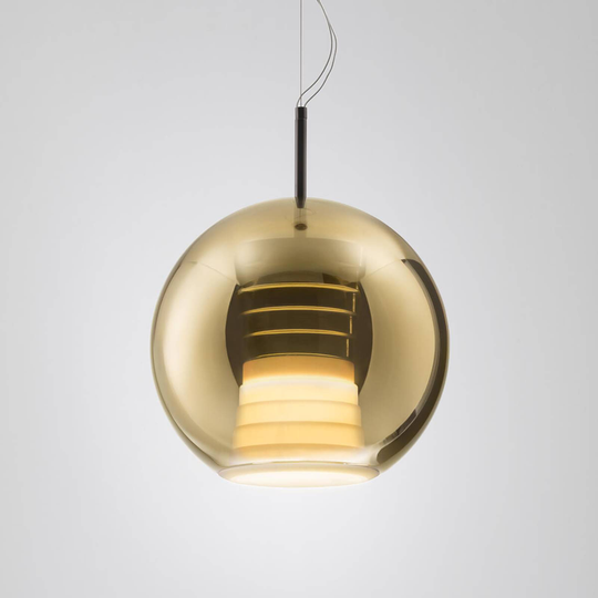 Fabbian Beluga Royal - LED-hänglampa guld 30 cm