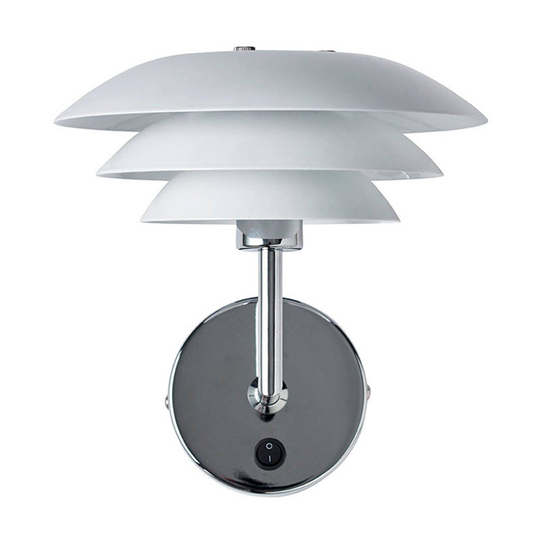 Dyberg Larsen DL20 vägglampa metall 20 cm vit
