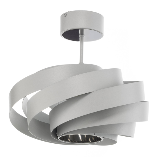 Taklampa Vento, aluminium Ø 40 cm