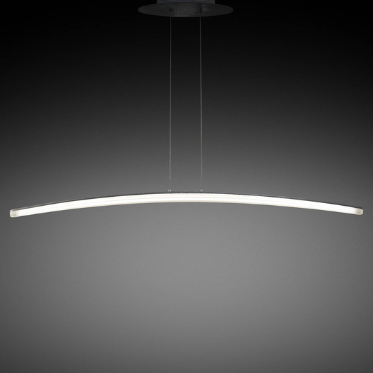 Smal LED-taklampa Hemisferic 110,5 cm