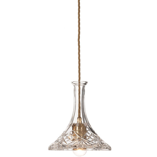 Lee Broom Tulip Decanterlight Taklampa Kristall/ Mässing