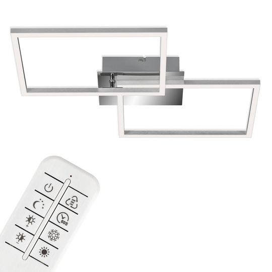 LED-taklampa 3149-018 två kvadrater