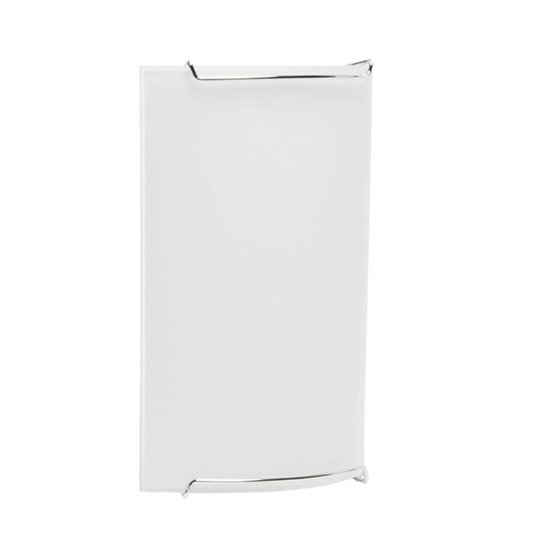 Vägglampa Apus av glas med kromdetaljer