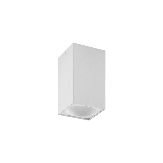 Arcchio Hinka taklampa, kantig, 18 cm, vit