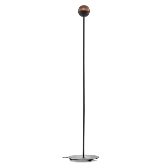 Golvlampa Midnight i svart med LED-lampa