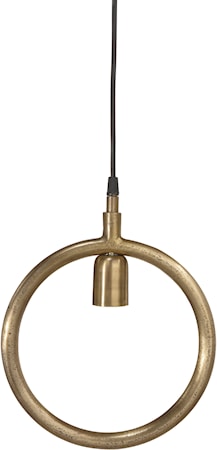 Circle Taklampa Råmässing 25cm