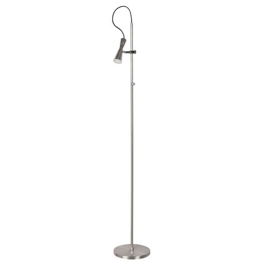Move - iögonfallande LED-golvlampa, nickel