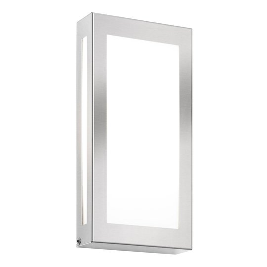 LED-vägglampa Aqua Rain Mini rörelsevakt, stål