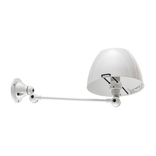 Jieldé Aicler AIC301 vägglampa ledad arm vit