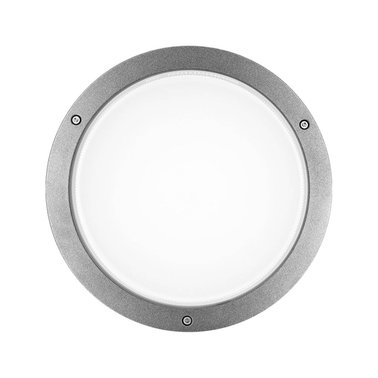 LED-vägglampa Bliz Round 30 30 W 3 000 K grå