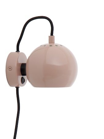 Ball Magnet Vägglampa Glossy Nude