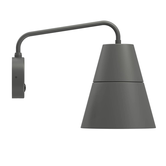 GRUPA Ili Ili vägglampa med stickkontakt, grå