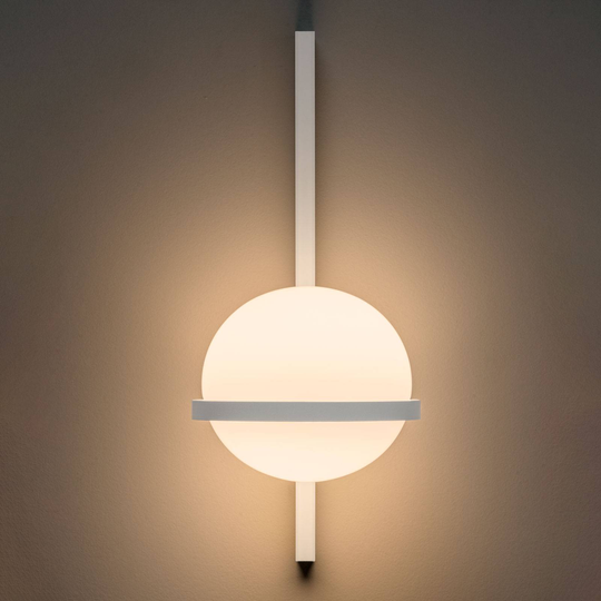 Vibia Palma 3710 LED-vägglampa, vit