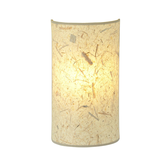Vägglampa Aston, höjd 32 cm, korkoptik