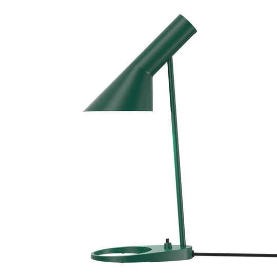 Louis Poulsen AJ Mini bordslampa, mörkgrön
