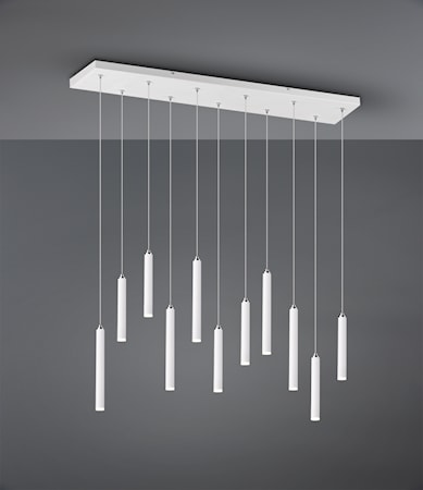 Tubular LED Taklampa 115 cm Vit