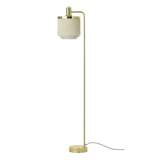 Warm Nordic Fringe Golvlampa Cream Vit