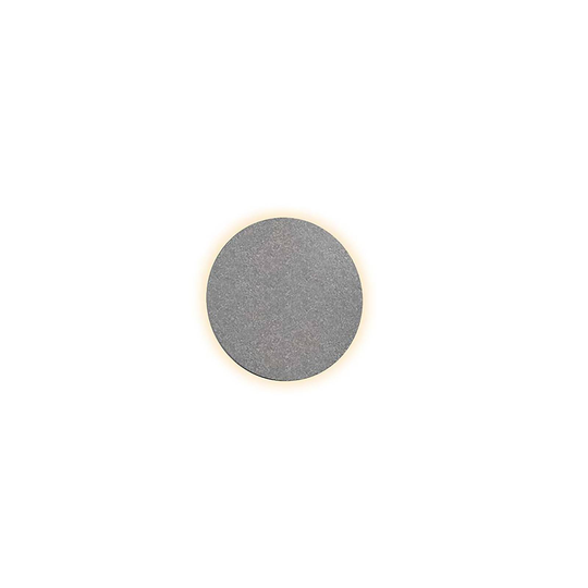 LEDWORKS Sono-LED Round Wall 1-vägg Ø 50 cm grå