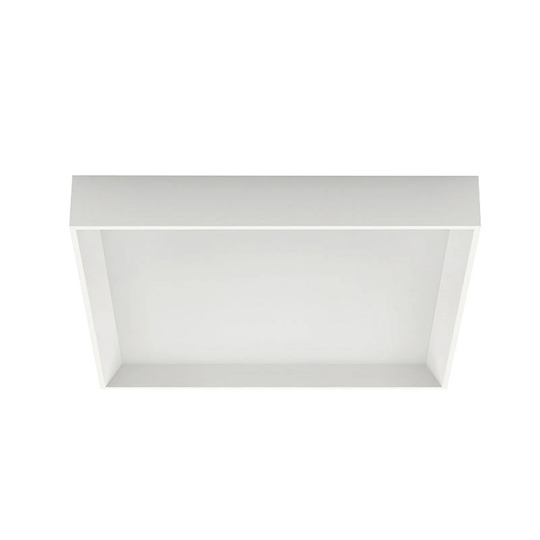 LED-taklampa Tara Q, kantig, 40 x 40 cm