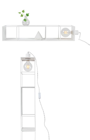 Shelfie Long Vägglampa Vit