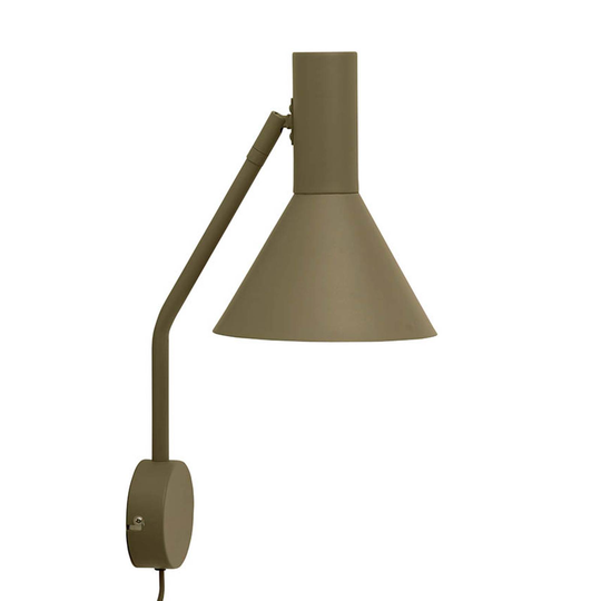 FRANDSEN Lyss vägglampa, grön matt