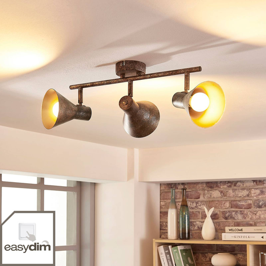 Zera - avlång LED-taklampa med Easydim-lampor