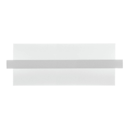 LED-vägglampa Tablet W1, bredd 24 cm, vit
