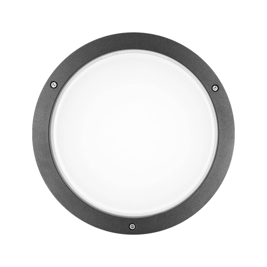 LED-vägglampa Bliz Round 30 30 W 3 000 K antracit