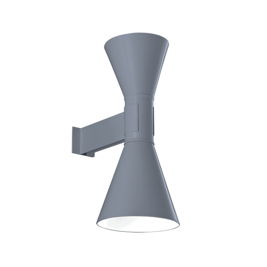 Nemo Applique de Marseille Vägglampa Tvättad Vit/Matt Grå