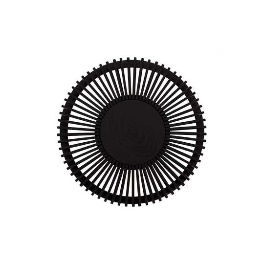 UMAGE Clava up vägglampa Ø 35 cm svart trä
