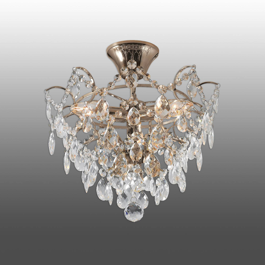Taklampa Rosendal Ø 36 cm guld