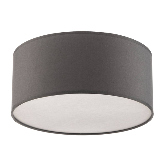 Taklampa Rondo, grå, Ø 30 cm