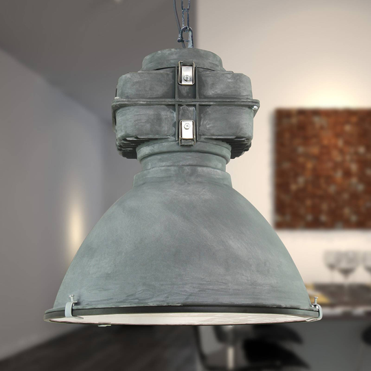 Anouk - vintage-taklampa med glasdiffusor