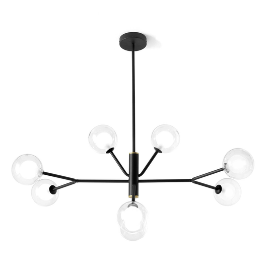 Avståndstaklampa Cosmo, 8 lampor