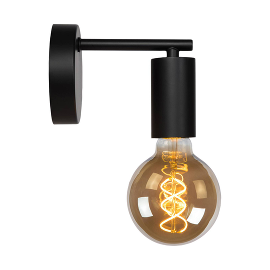 Vägglampa Leanne, svart