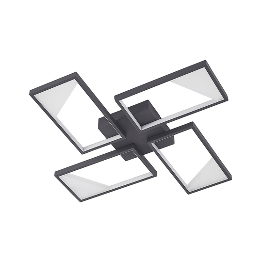 Lindby Fotini LED-taklampa, 4 lampor