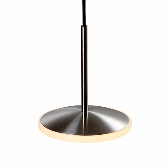 Graypants Chrona Dish 6 Horizontal Taklampa Borstat Steel
