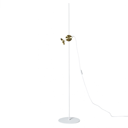 Pholc BLEND Golvlampa Vit/Mässing