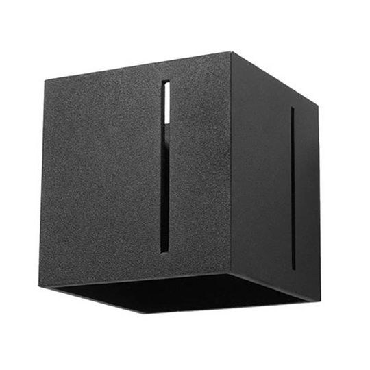 Vägglampa Topic up/down av aluminium, svart