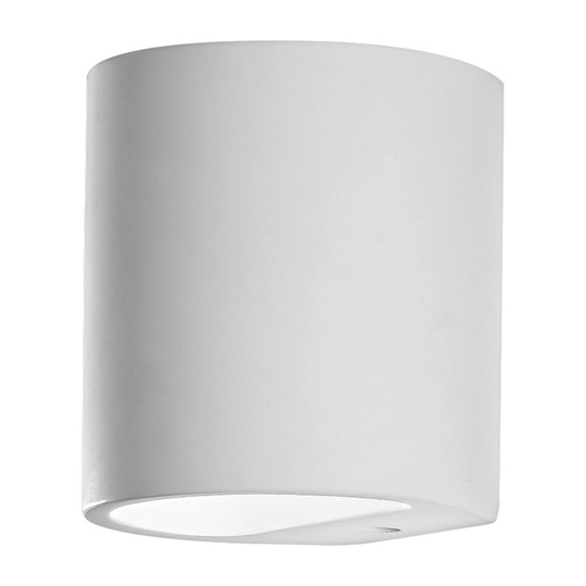 Vägglampa Shine up & downlight i vitt
